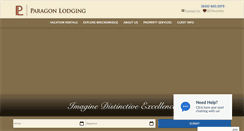 Desktop Screenshot of paragonlodging.com